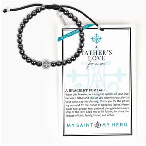 A FATHER’S LOVE BLESSING FOR A SON BRACELET