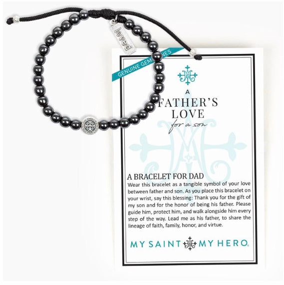 A FATHER’S LOVE BLESSING FOR A SON BRACELET