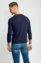 Load image into Gallery viewer, LONG SLEEVE HENLEY T-SHIRT
