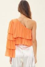 Load image into Gallery viewer, ONE SHOULDER RUFFLE TOP

