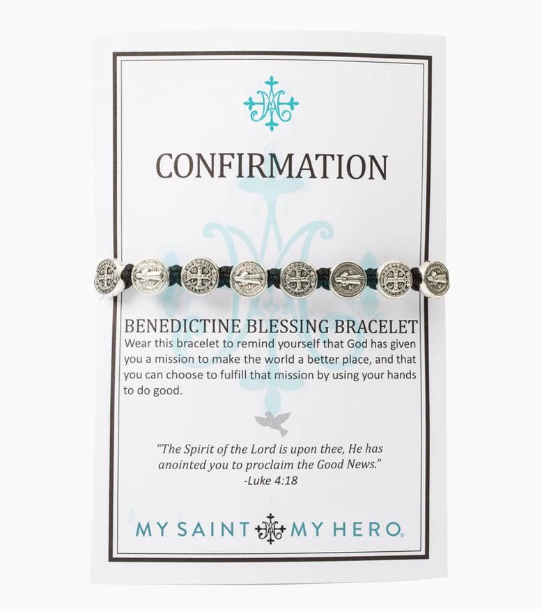 CONFIRMATION BENEDICTINE BLESSING BRACELET