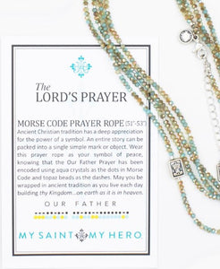 LORDS PRAYER MORSE CODE PRAYER ROPE