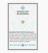 Load image into Gallery viewer, BENEDICTINE BLESSING PETITE NECKLACE
