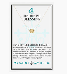 BENEDICTINE BLESSING PETITE NECKLACE